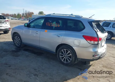 2015 Nissan Pathfinder S из США, поврежденный, VIN 5N1AR2MM0FC659332